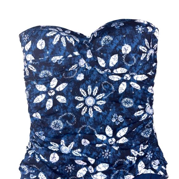 Bleu by Rod Beattie Floral Batik One Piece Swimsuit - Picture 5 of 10